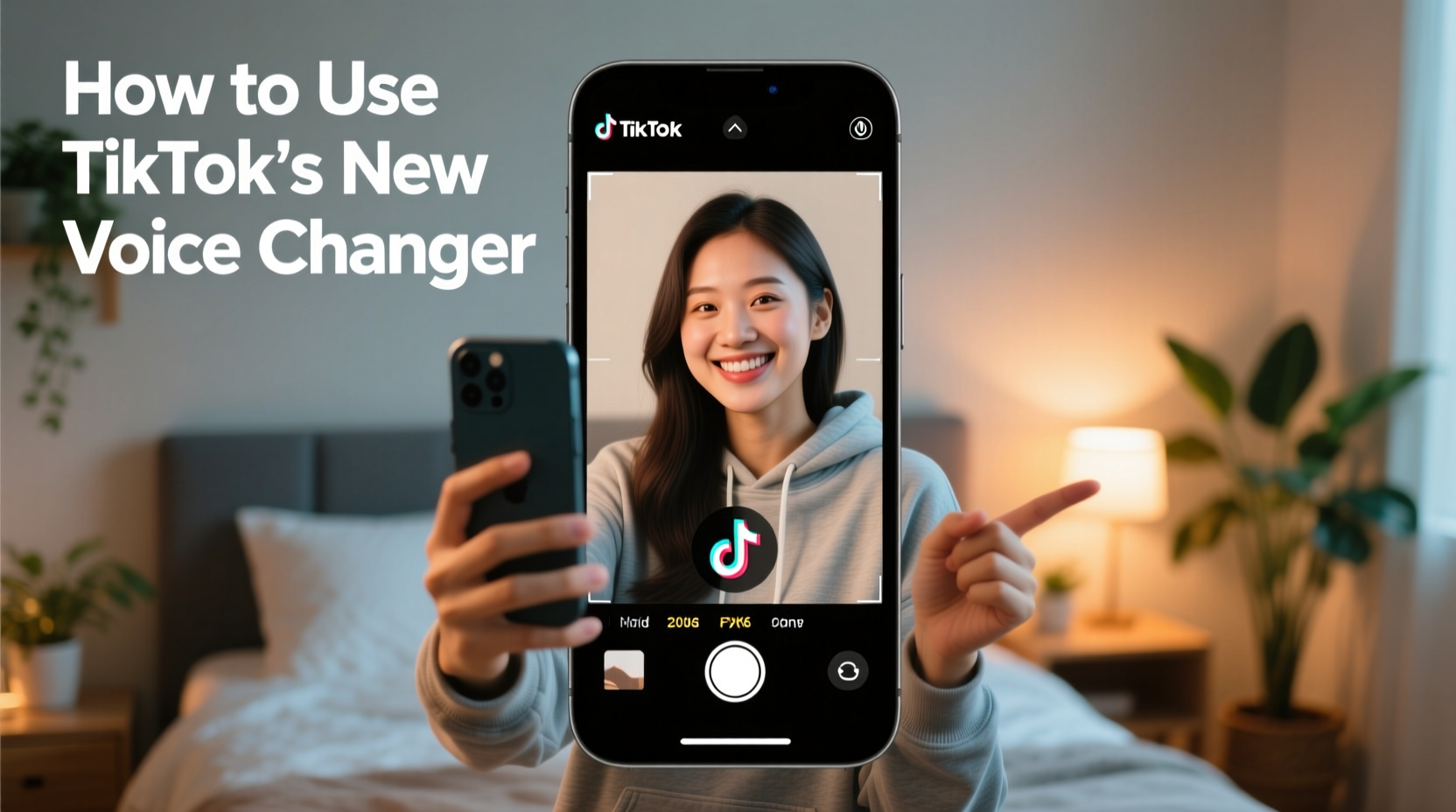 how to use tiktoks new voice changer