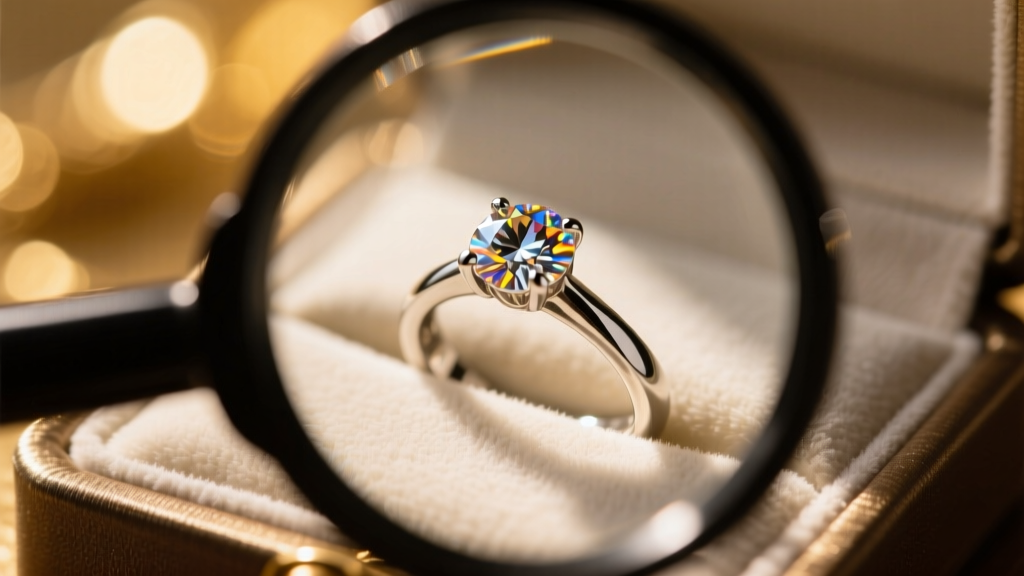 Macro shot through a jeweler