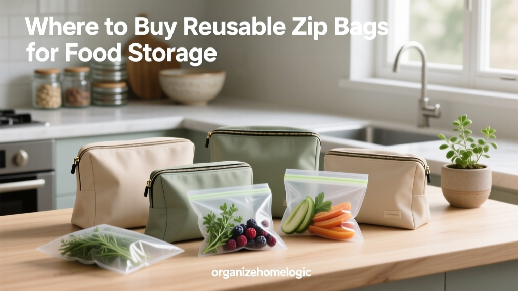 Where to Buy Reusable Zip Bags for Food Storage