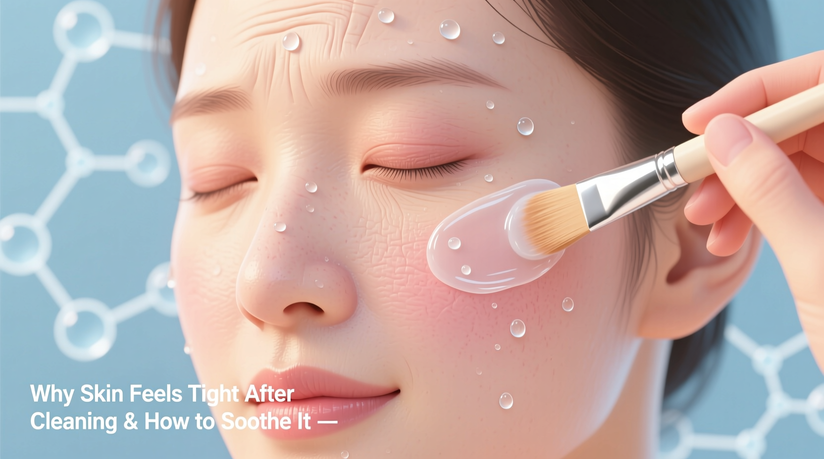 why does my face feel tight after cleansing and how to soothe it