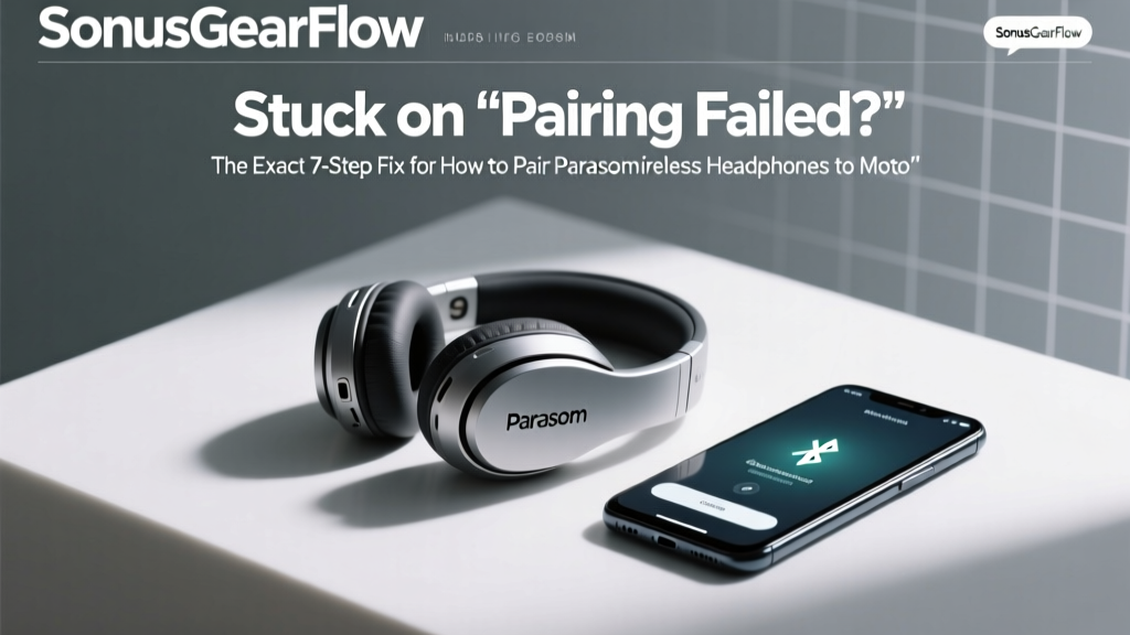 Pair Parasom Headphones to Moto G5 Plus (2026)