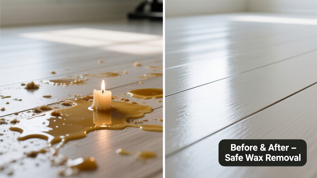 How to Remove Candle Wax from Vinyl Flooring Safely