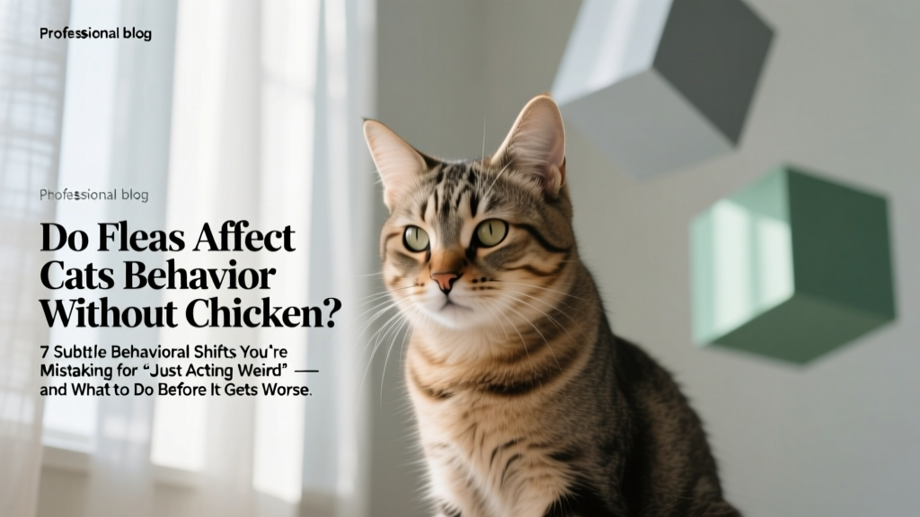 Do Fleas Affect Cats Behavior Without Chicken? 7 Subtle...