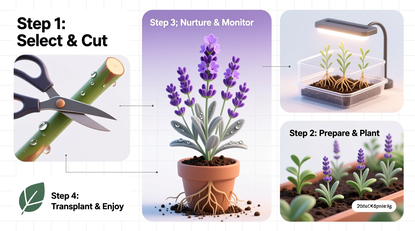 Split Lavender in 5 Steps | TheHomeSprouts