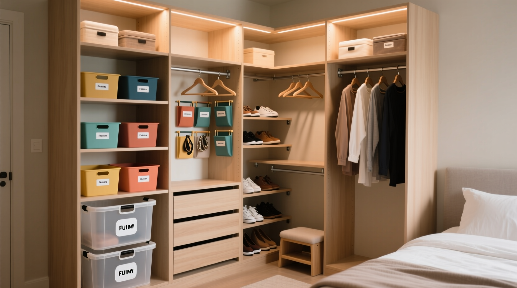 closet organization tips for limited reach mobility