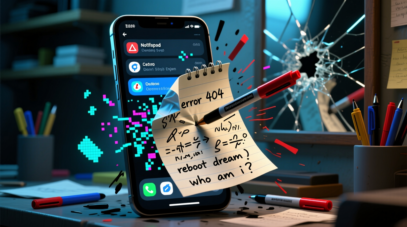 scratchpad jams a disposable notepad into your notifica