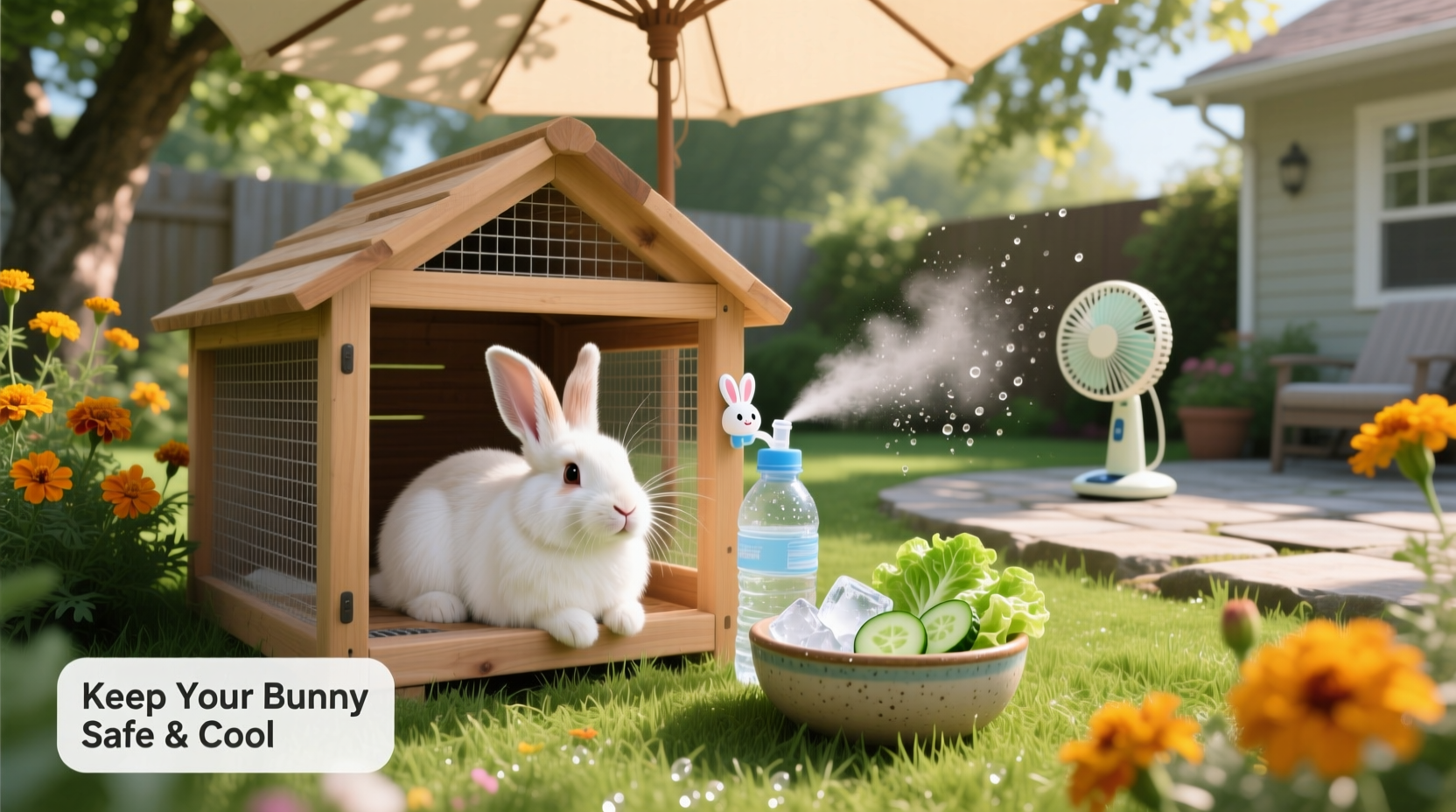 best ways to keep rabbits cool during summer heatwaves