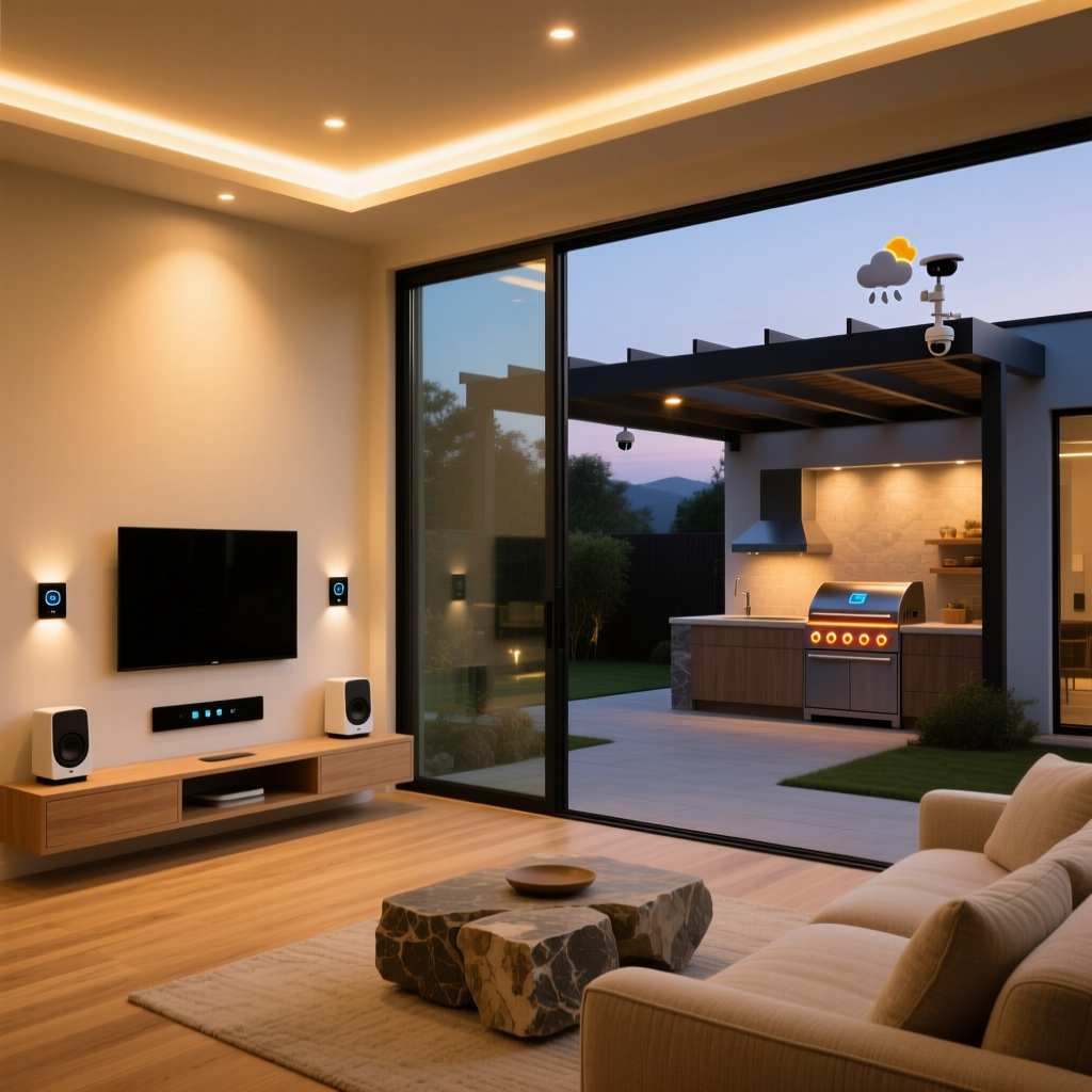 Smart Patio & Outdoor Kitchen Automation: Weather Sensors, Smart Grills & Complete Setup Guide