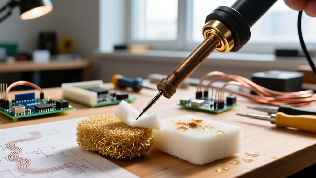 Soldering Brass Sponge vs Wet Sponge: Best Tip Cleaning Method