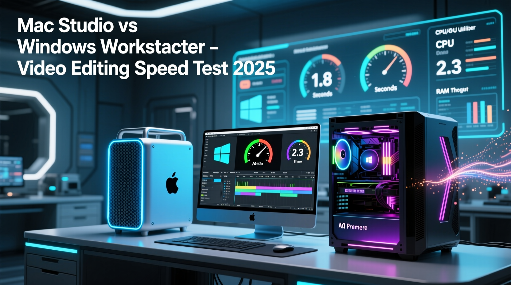 mac studio vs windows workstation which handles video editing faster in 2025