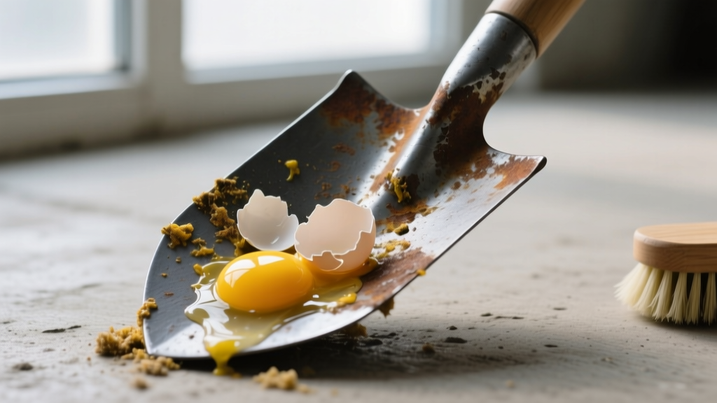 How to Get Egg Out of Garden Tools: Easy Proven Steps