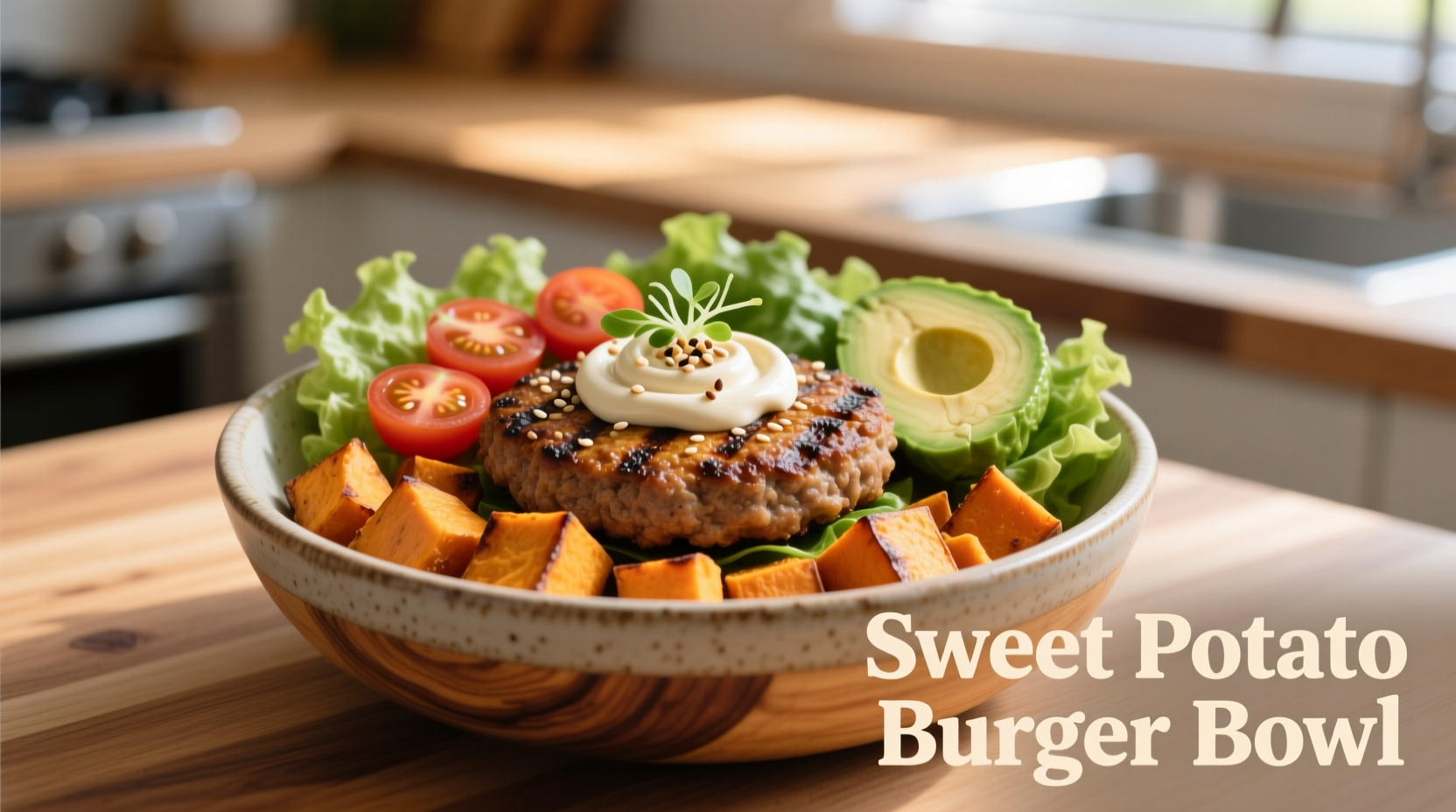Perfect Sweet Potato Burger Bowl Recipe in 30 Minutes