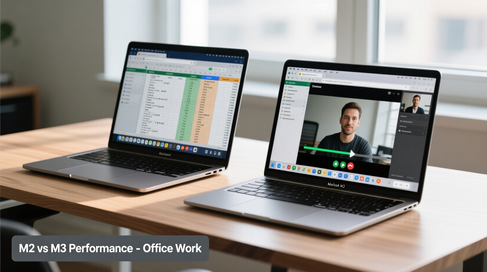 macbook air m2 vs m3 is the performance boost noticeable for office work