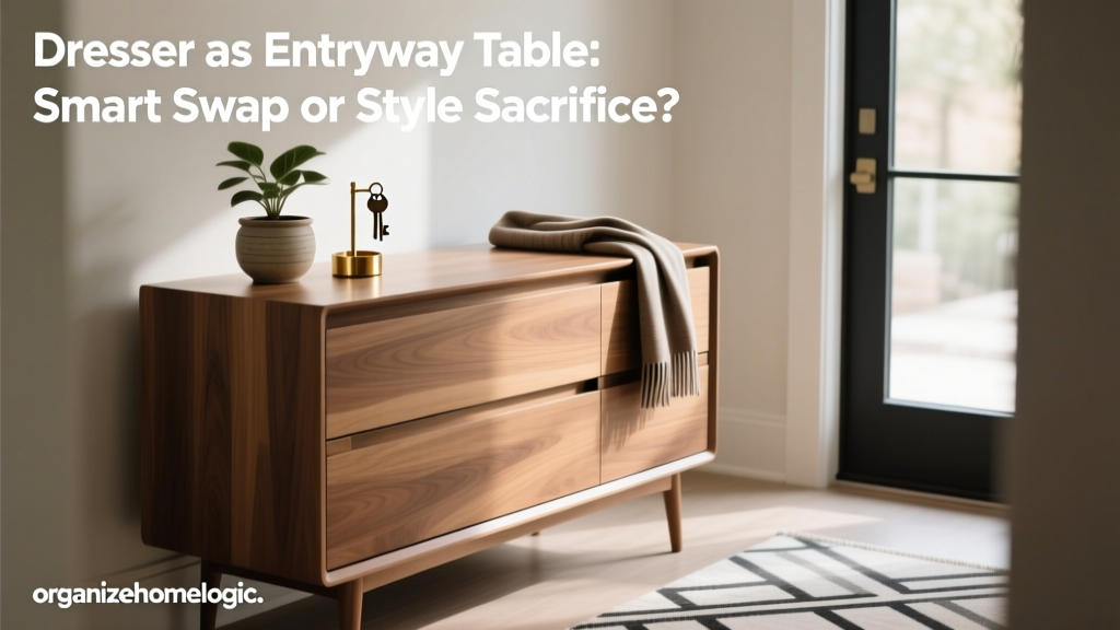 Dresser as Entryway Table: Smart Swap or Style Sacrifice?