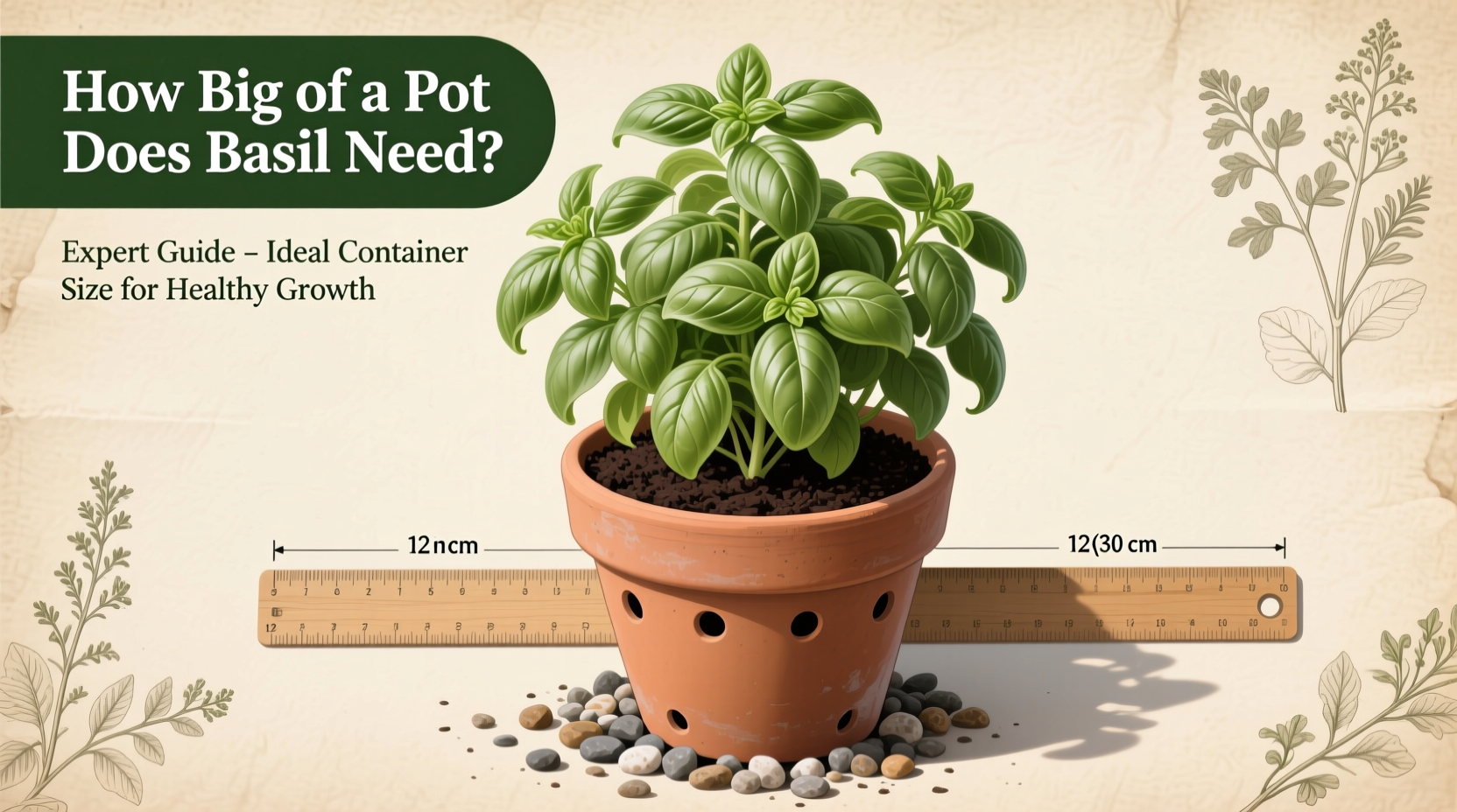 Best Pot Size for Basil: 8-Inch Guide | TheHomeSprouts
