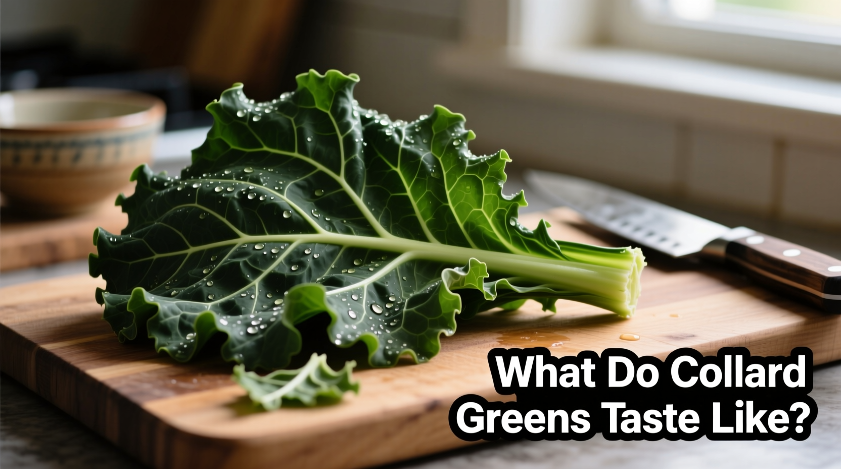 what do collard greens taste like