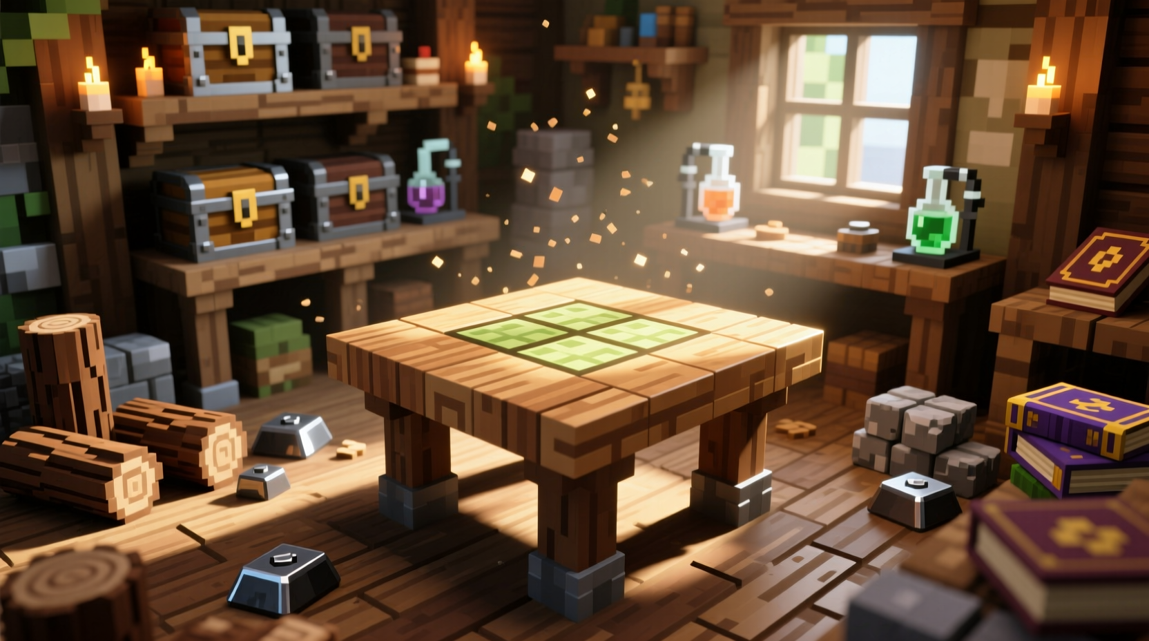 crafting table minecraft