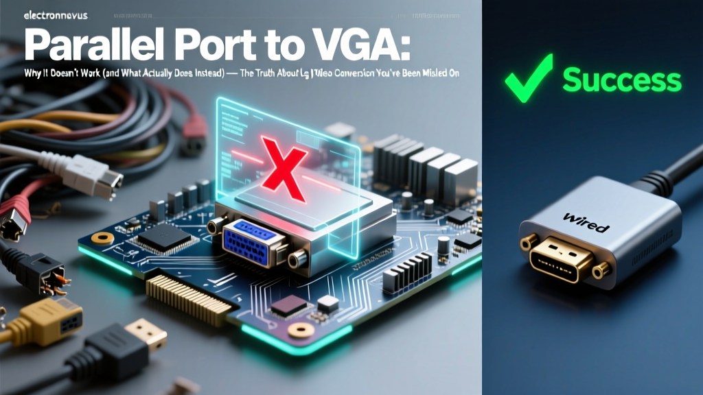 Parallel Port to VGA: Why It Doesn’t Work (and What Actually Does Instead) — The Truth About Legacy Video Conversion You’ve Been Misled On