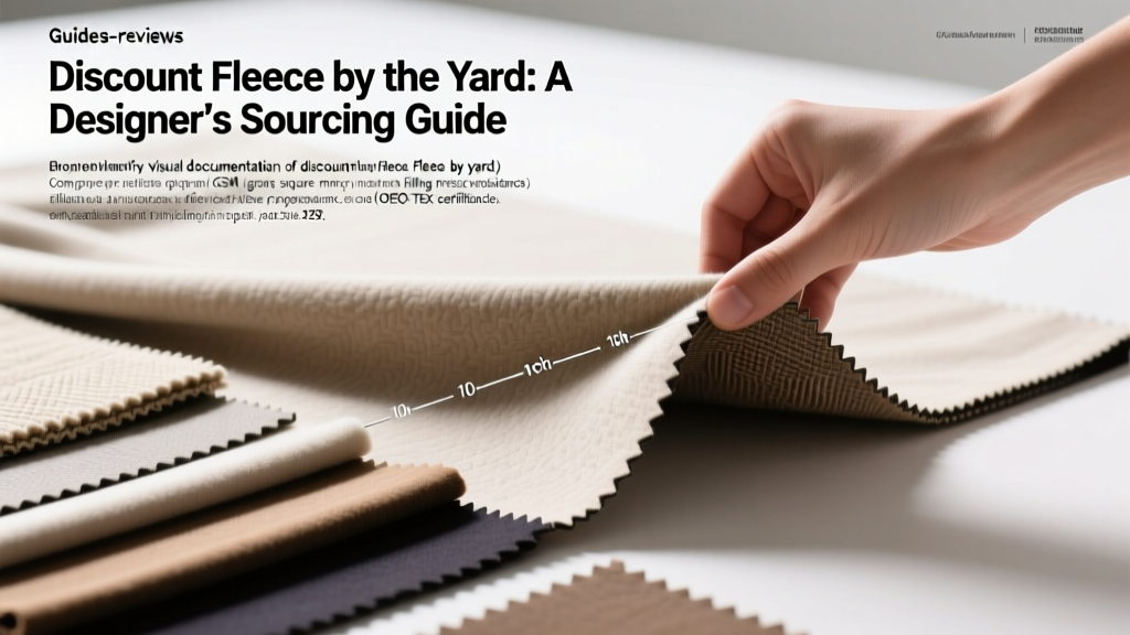 Discount Fleece by the Yard: A Designer’s Sourcing Guide