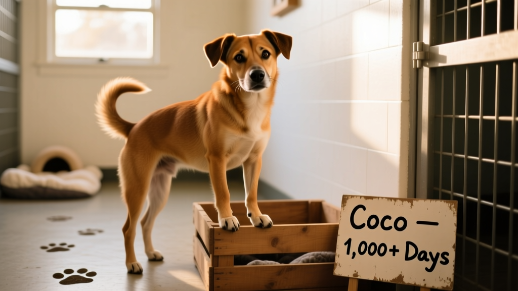 Coco Is a Silly Dog Who Loves His People, So Why Has He Spent More Than 1,000 Days in a Shelter?