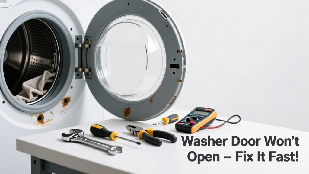 Washer Door Won’t Open & Making Noise: Fix It Fast