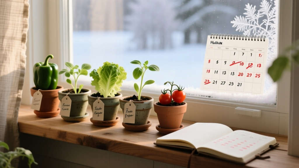 Maine Indoor Seed-Starting Calendar (2026)