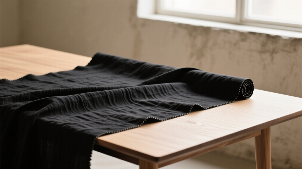 Black Linen Fabric by the Yard: Quality, Sourcing & Design Guide