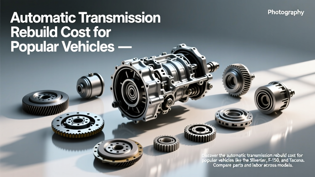 Automatic Transmission Rebuild Cost for Popular Vehicles