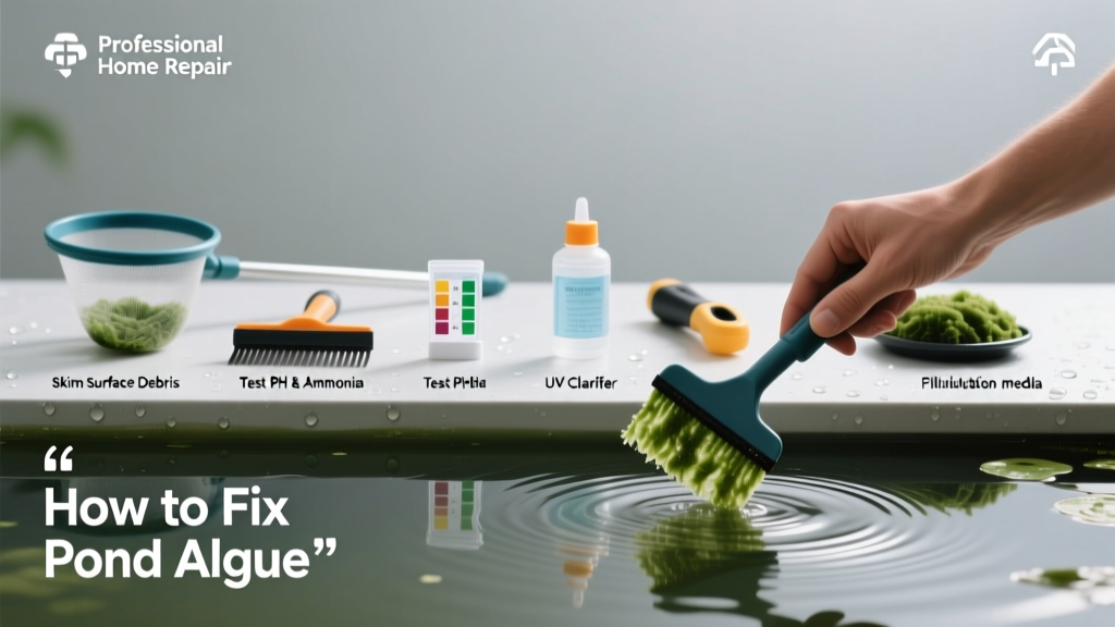 How to Fix Pond Algae: Step-by-Step Repair Guide