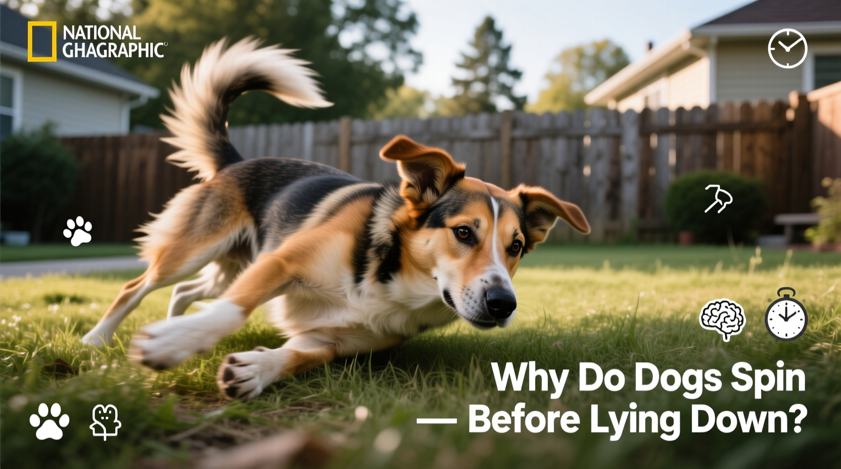 why does my dog spin before lying down and should i stop them