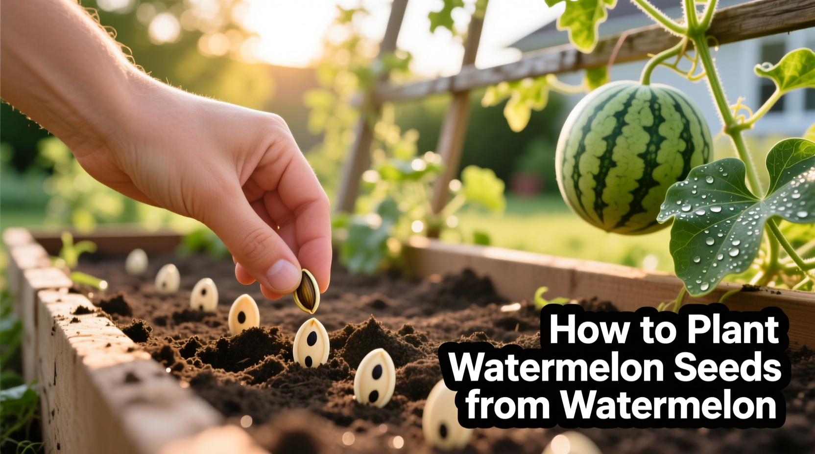How to Plant Watermelon Seeds From Fresh Watermelon