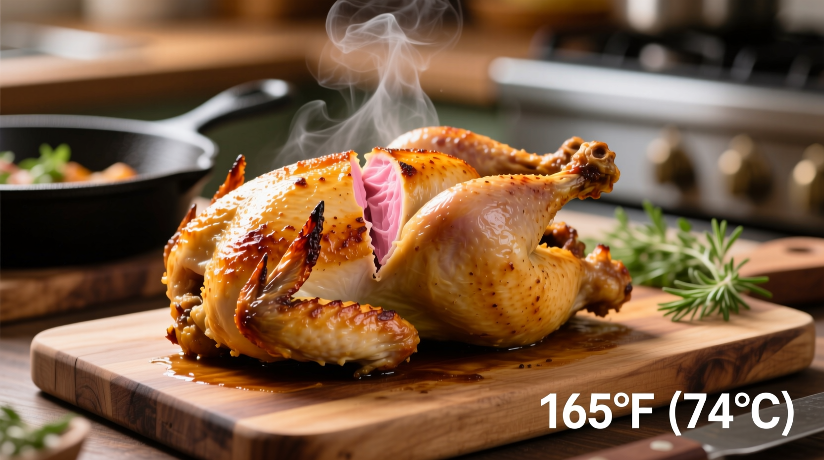 what temperature does chicken cook at