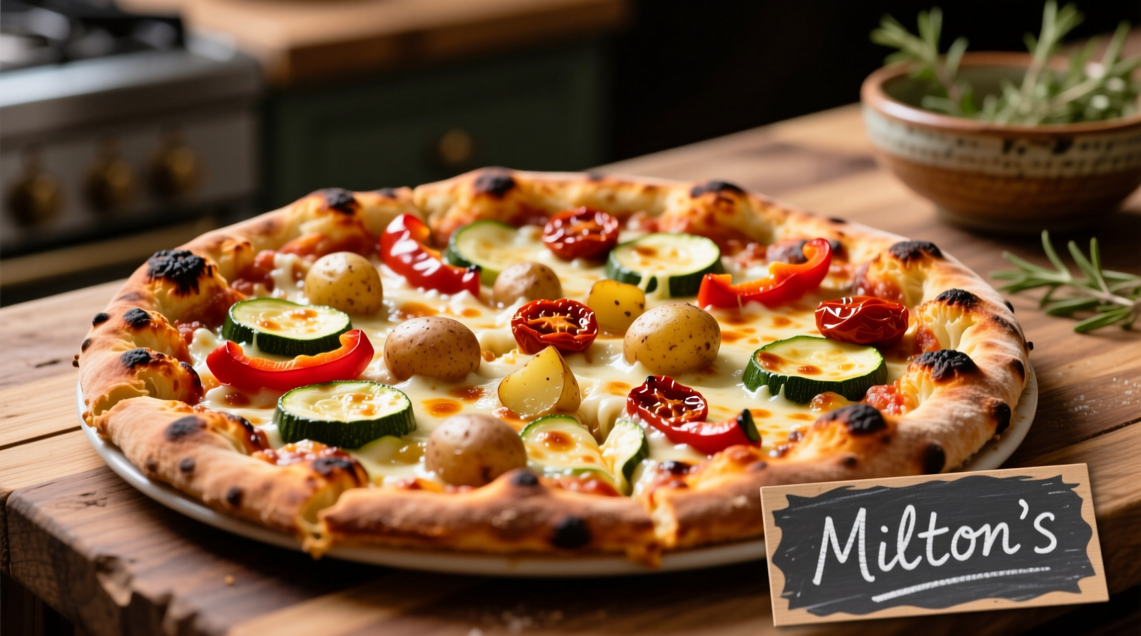 Milton's Roasted Vegetable Cauliflower Crust Pizza Facts