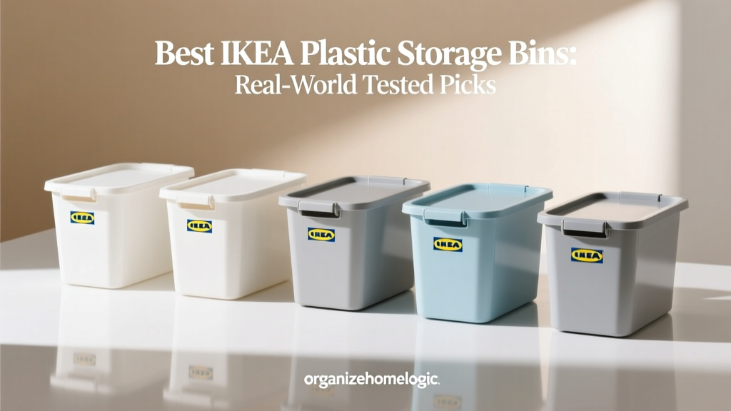 Best IKEA Plastic Storage Bins: Real-World Tested Picks