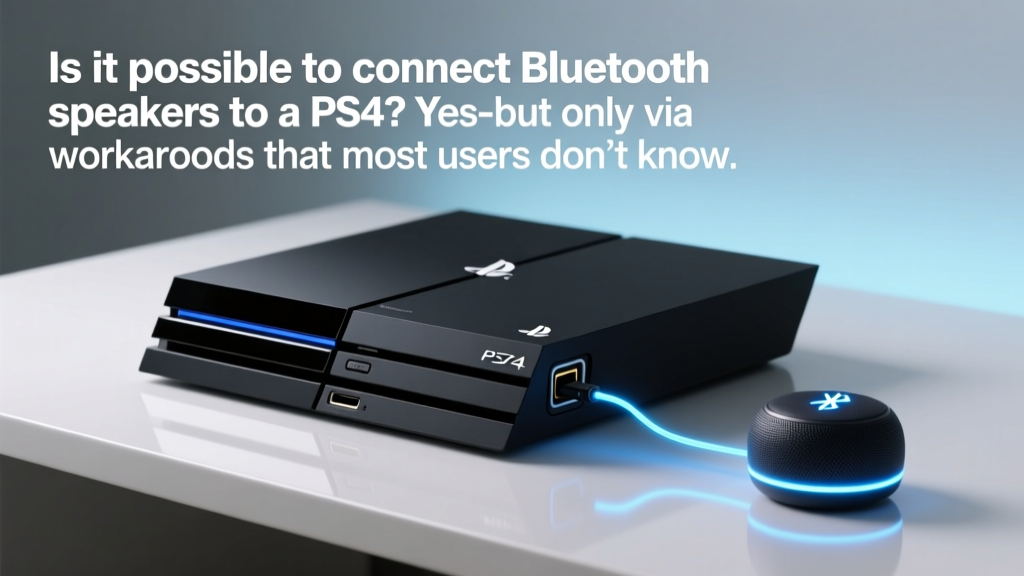 PS4 Bluetooth Speakers: Hidden Workarounds (2026)