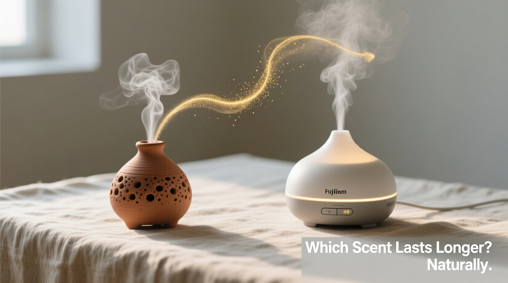 clay diffuser vs electric oil diffuser which scent lasts longer naturally