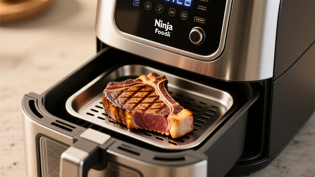 Perfect Steak in Ninja Foodi 2-Basket Air Fryer