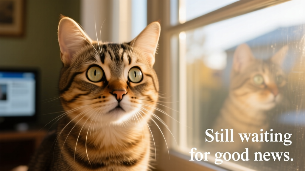 Fedya the Cat's Permanently Startled Expression is All of Us Checking the News Each Morning