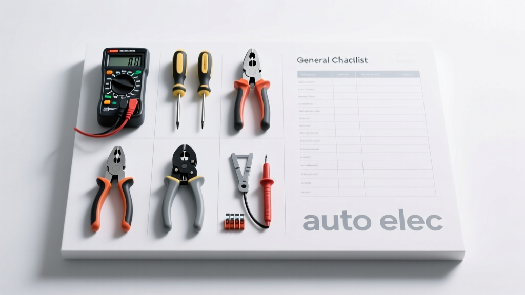 Auto Elec General Tools Checklist: Essential Hand Tools Every Automotive Electrical Technician Must Own