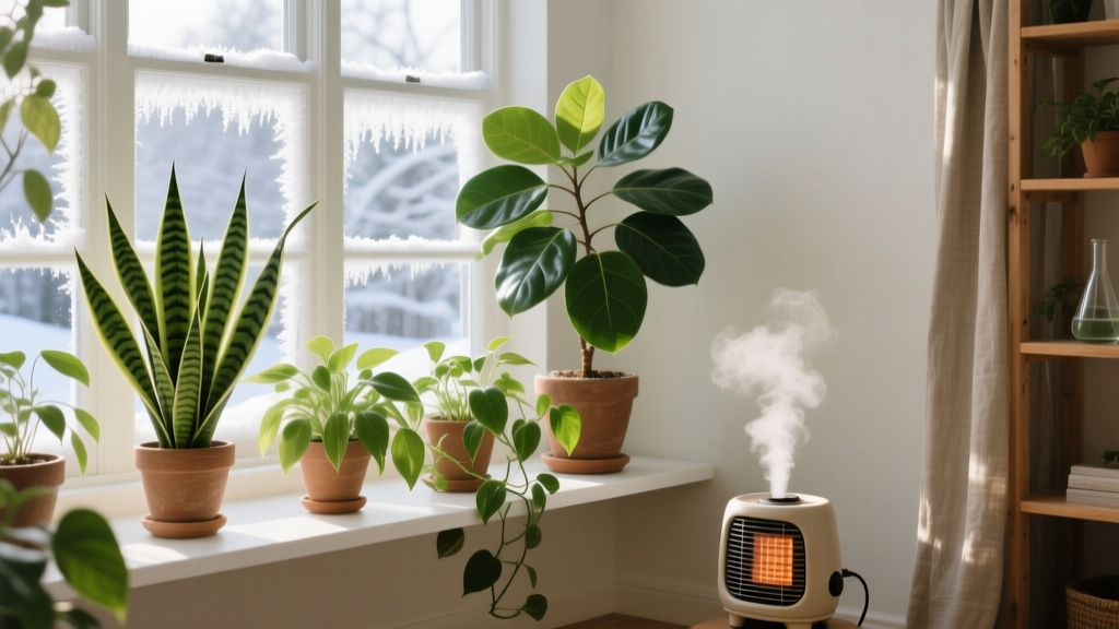 Keep Indoor Plants Warm in Winter Bright Light