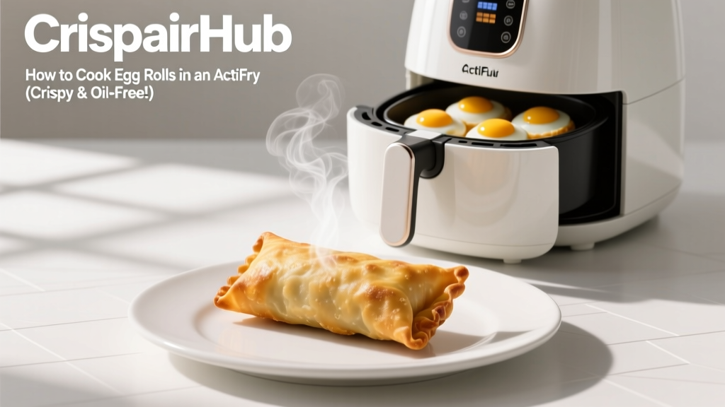 Crispy Oil-Free Egg Rolls in Your ActiFry