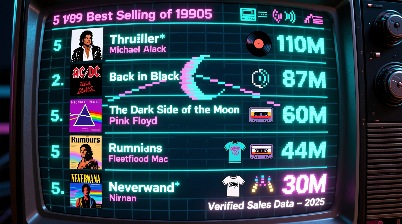 best selling albums of the 1990s