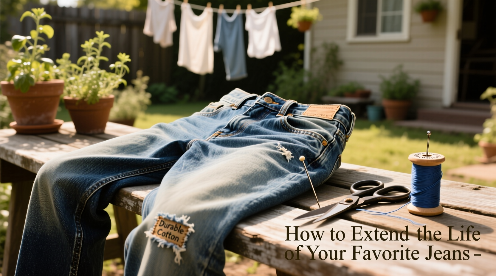 how to extend the life of your favorite jeans
