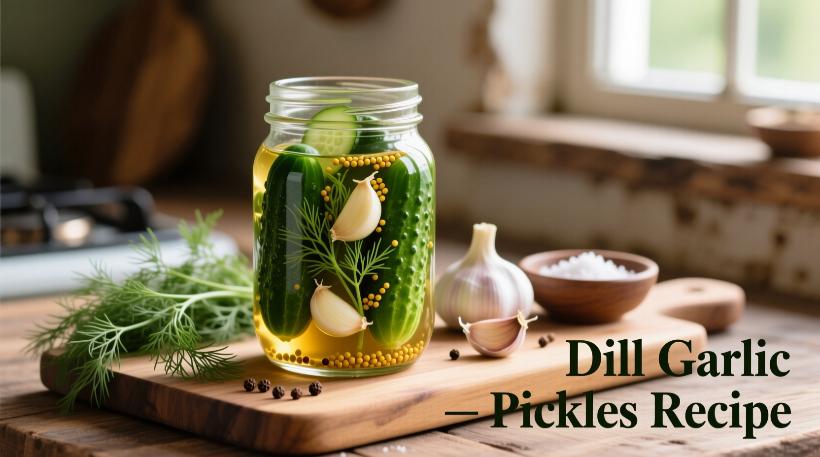 Perfect Dill Garlic Pickles Recipe: Crisp & Tangy in 3 Days