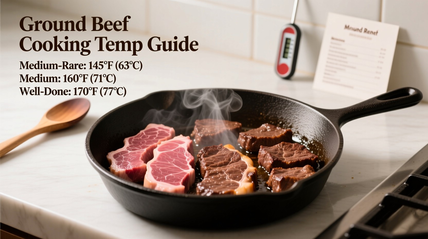 what temp to cook ground beef