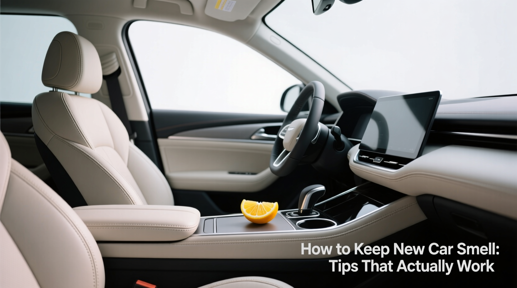 how to keep new car smell