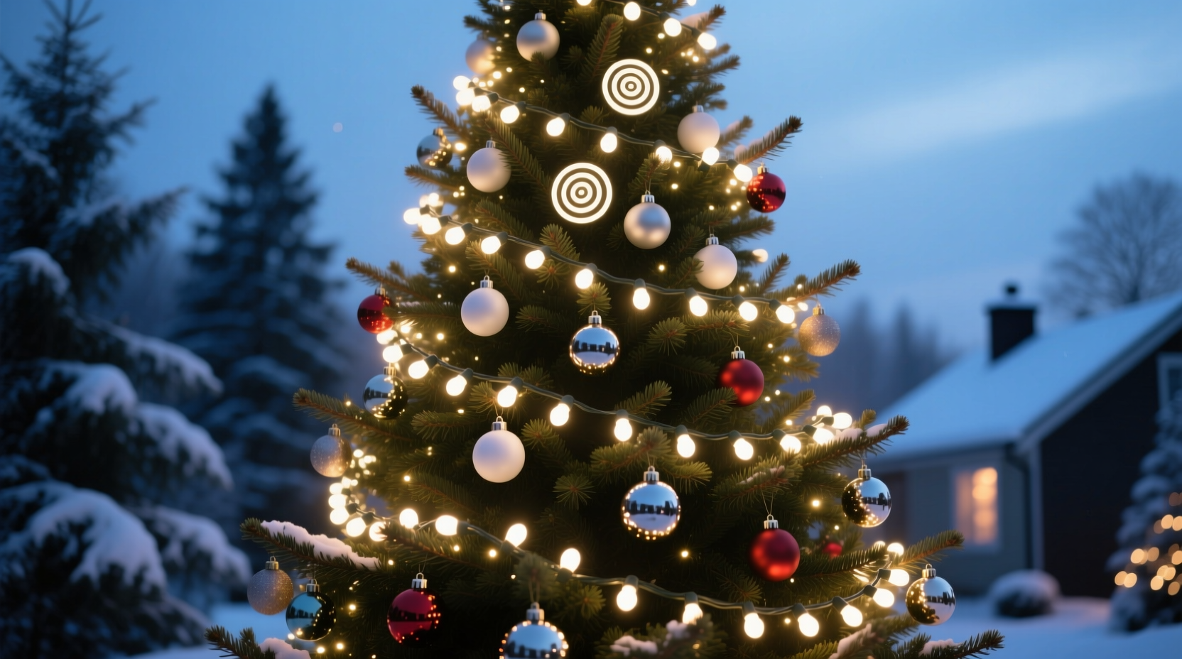 how to layer christmas lights on a tree for professional depth and glow