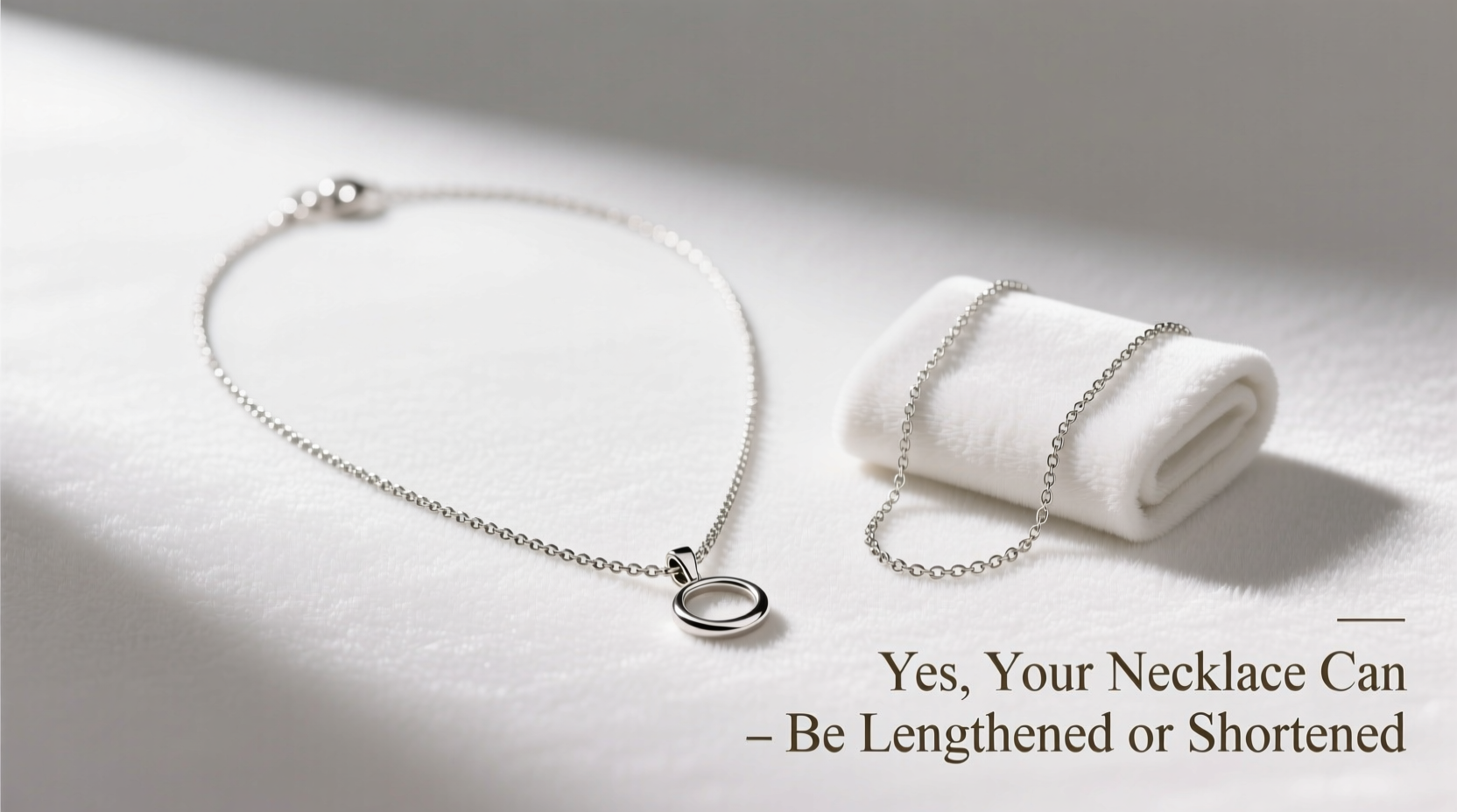 can my necklace be lengthened shortened