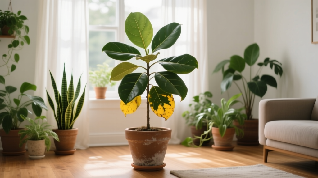 How to Arrange Plants Indoors With Yellow Leaves