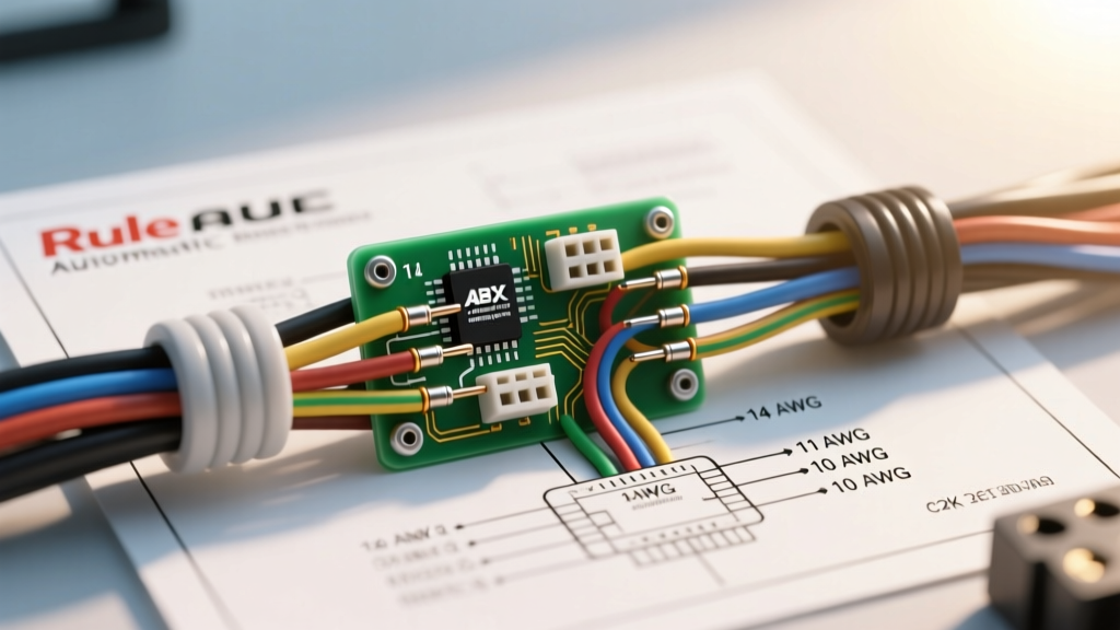 Wiring Diagram for Rule Automatic Bilge Pump: Marine Motor Guide